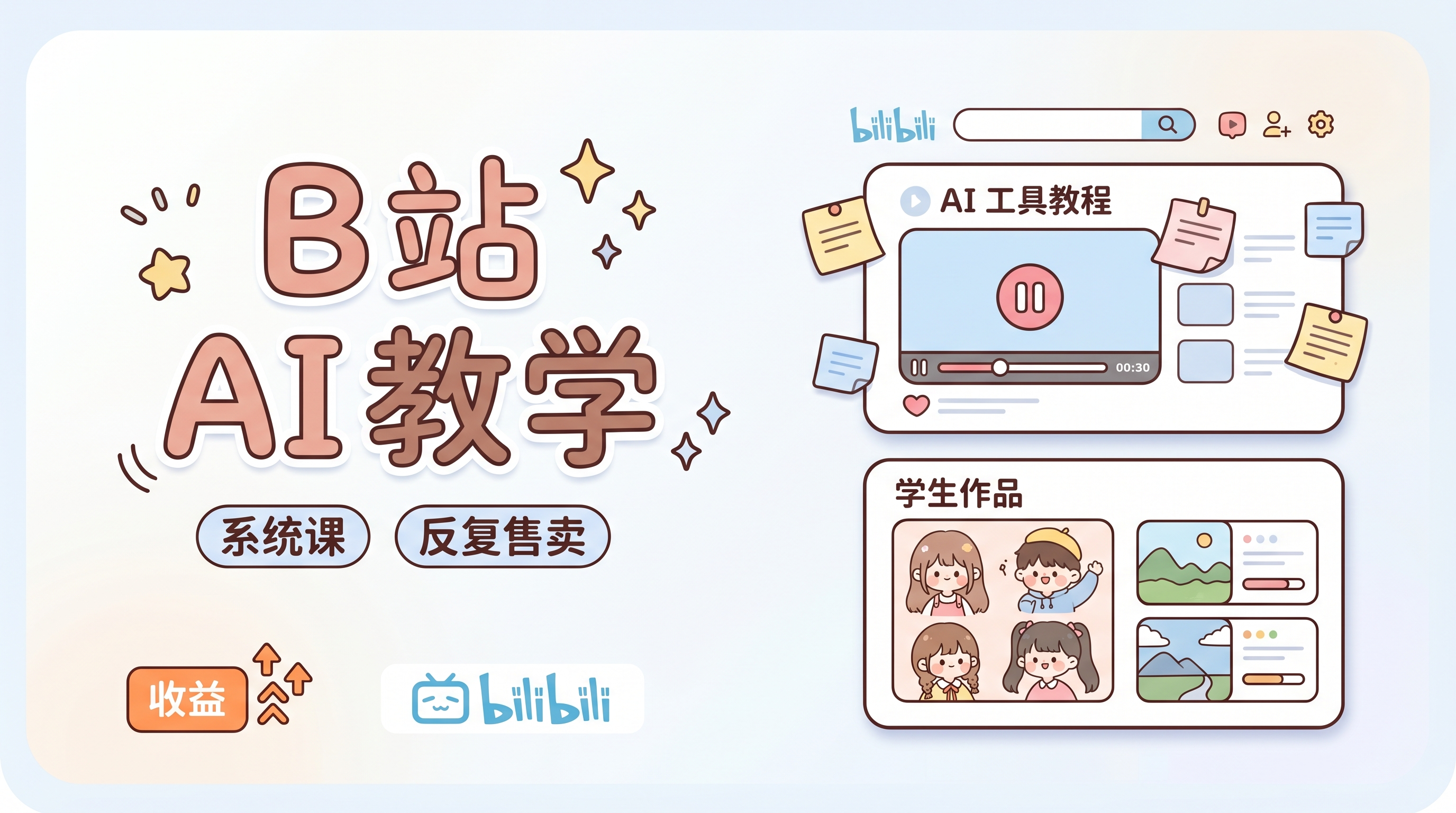 B 站 AI 工具教学项目